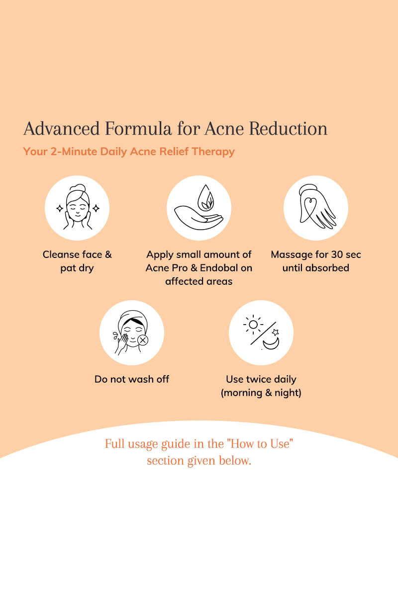 Acne Pro and Endobal - Advanced Formula for Acne Reduction