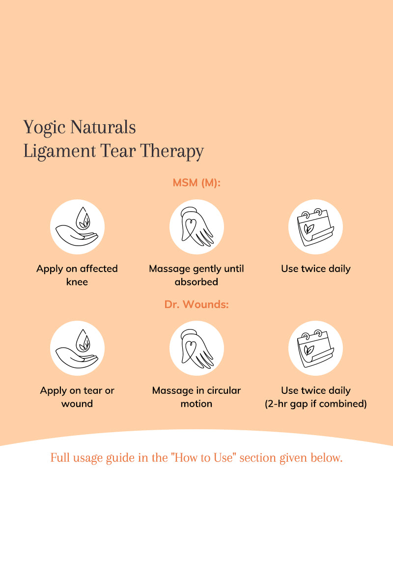 MSM (M), DR. WOUNDS - Support for faster healing in ligament tear