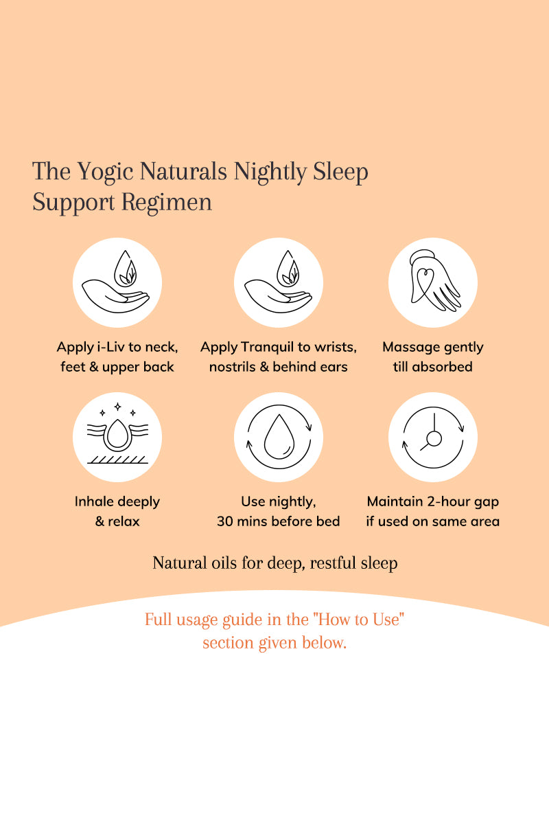 I-Liv and Tranquil- Yogic Naturals Sleep Support Formula
