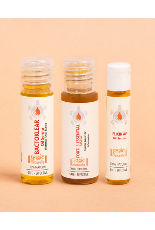 Forti 5, Elixir AV & Bactoklear – Natural Botanical Blend for Wellness & Vitality