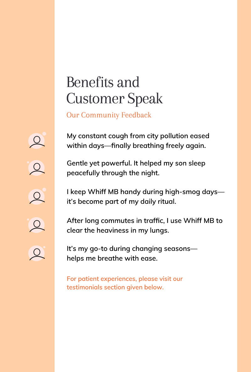 Whiff MB - Pollution Comfort Blend for Everyday Breathing Ease