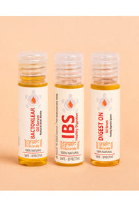 Bactoklear, IBS, Digest ON - Ayurvedic Oil Serums for Gut Wellness