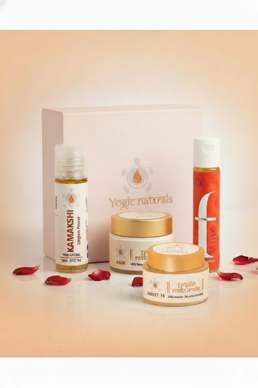 Kamakshi, Agni and Sweet 16 - Intimate Wellness Combo with FREE V-me